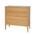 Komoda drewniana KD 437 RETRO Bukowa z szufladami - Drewmax  - Zdjęcie 3