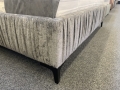 Łóżko SIMONE ONE tapicerowane light z miękkim zagłówkiem oraz pojemnikiem na pościel / schowkiem  - Bed Design w Świat Sypialni Piaseczno rozmiary 140/200; 160/200 ; 180/200 ; 200/200 ; 140x/200 ; 160x200 ; 180x200 ; 200x200