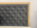 Łóżko kontynentalne z zagłówkiem 700 - New Elegance Rozmiar 160/200 Wyprzedaż z ekspozycji