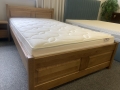 Łóżko bukowe, LK 109 Drewmax, lite drewno, 80x200, 90x200, 100x200, 120x200, 140x200, 160x200, 180x200, 200x200, Piaseczno Puławska 48, buk rustikal