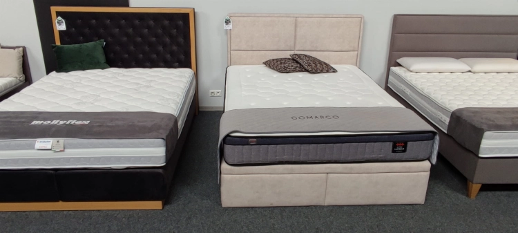 Łóżko LEONE Kontynentalne (z pojemnikiem lub bez pojemnika) - Bed Design w Świat Sypialni Piaseczno
