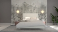 Łóżko CRISTIANO tapicerowane light (z pojemnikiem lub bez pojemnika)  - Bed Design w Świat Sypialni Piaseczno
