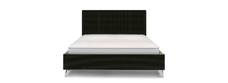 Łóżko CRISTIANO tapicerowane light (z pojemnikiem lub bez pojemnika)  - Bed Design w Świat Sypialni Piaseczno