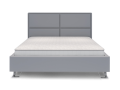 Łóżko LEONE tapicerowane light (z pojemnikiem lub bez pojemnika) - Bed Design w Świat Sypialni Piaseczno