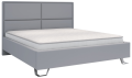 Łóżko LEONE tapicerowane light (z pojemnikiem lub bez pojemnika) - Bed Design w Świat Sypialni Piaseczno