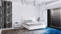 Łóżko LEONE tapicerowane light (z pojemnikiem lub bez pojemnika) - Bed Design w Świat Sypialni Piaseczno