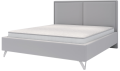 Łóżko SISTO tapicerowane light (z pojemnikiem lub bez pojemnika) - Bed Design w Świat Sypialni Piaseczno