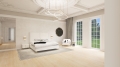 Łóżko SISTO tapicerowane light (z pojemnikiem lub bez pojemnika) - Bed Design w Świat Sypialni Piaseczno