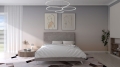 Łóżko PAOLO tapicerowane light (z pojemnikiem lub bez pojemnika) - Bed Design w Świat Sypialni Piaseczno