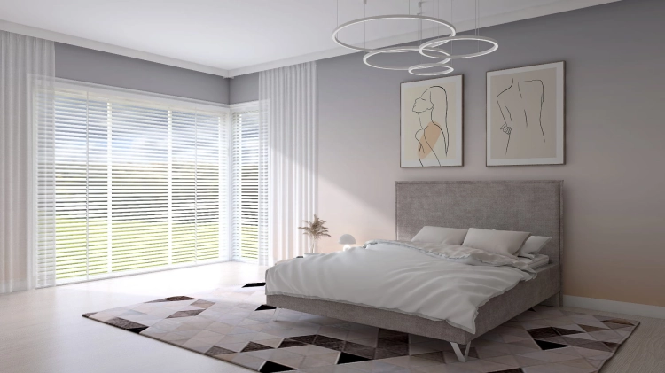 Łóżko PAOLO tapicerowane light (z pojemnikiem lub bez pojemnika) - Bed Design w Świat Sypialni Piaseczno