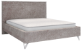 Łóżko PAOLO tapicerowane light (z pojemnikiem lub bez pojemnika) - Bed Design w Świat Sypialni Piaseczno