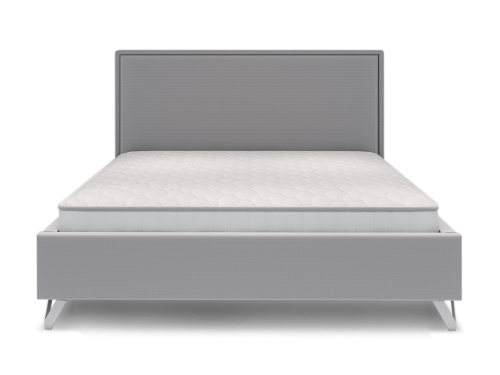 Łóżko IVO tapicerowane light (z pojemnikiem lub bez pojemnika) - Bed Design w Świat Sypialni Piaseczno