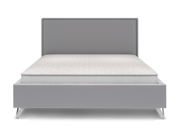 Łóżko IVO tapicerowane light (z pojemnikiem lub bez pojemnika) - Bed Design w Świat Sypialni Piaseczno