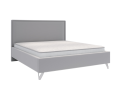 Łóżko IVO tapicerowane light (z pojemnikiem lub bez pojemnika) - Bed Design w Świat Sypialni Piaseczno