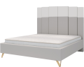 Łóżko ENZO tapicerowane light (z pojemnikiem lub bez pojemnika) - Bed Design w Świat Sypialni Piaseczno