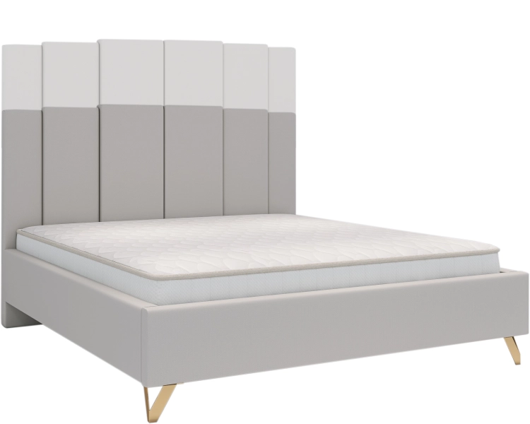 Łóżko ENZO tapicerowane light (z pojemnikiem lub bez pojemnika) - Bed Design w Świat Sypialni Piaseczno