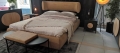 łóżko OVALO w rozmiarze 160/200, obicie: Glormeb Relax 0081 (gr.5) New Elegance w Świat Sypialni Piaseczno