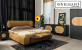 łóżko OVALO w rozmiarze 160/200, obicie: Glormeb Relax 0081 (gr.5) New Elegance w Świat Sypialni Piaseczno