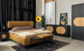 łóżko OVALO w rozmiarze 160/200, obicie: Glormeb Relax 0081 (gr.5) New Elegance w Świat Sypialni Piaseczno