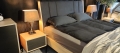 Stolik nocny BLACK LOFT na metalowych nogach, Dąb Olejowany + czarne fronty szuflad - New Elegance Nowość w Świat Sypialni Piaseczno