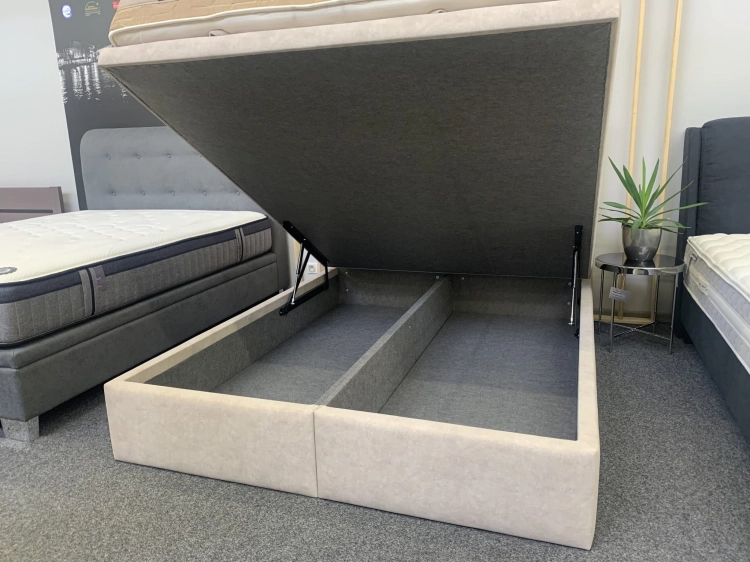 Łóżko CRISTIANO Kontynentalne firmy Bed Design, łóżko kontynentalne z pojemnikiem na pościel lub bez pojemnika w Świat Sypialni Piaseczno