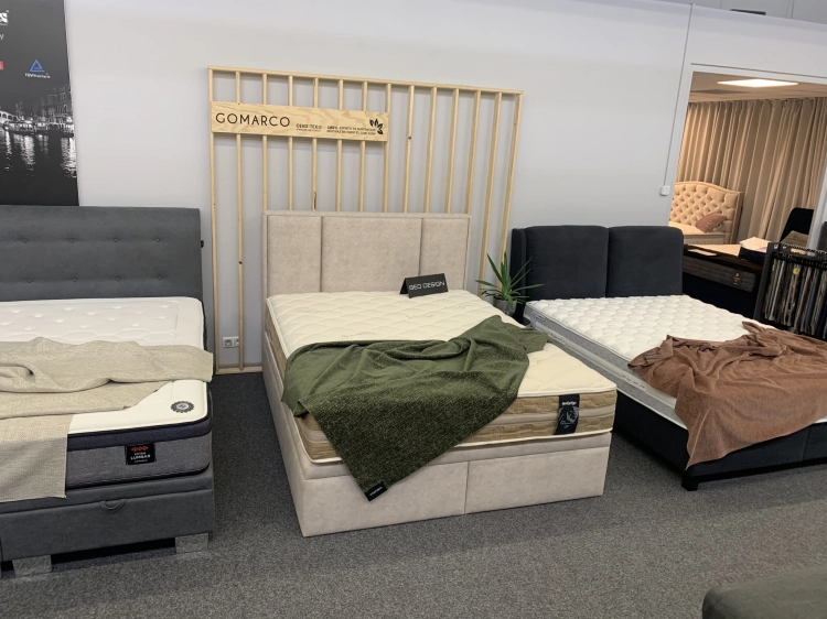Łóżko CRISTIANO Kontynentalne firmy Bed Design, łóżko kontynentalne z pojemnikiem na pościel lub bez pojemnika w Świat Sypialni Piaseczno