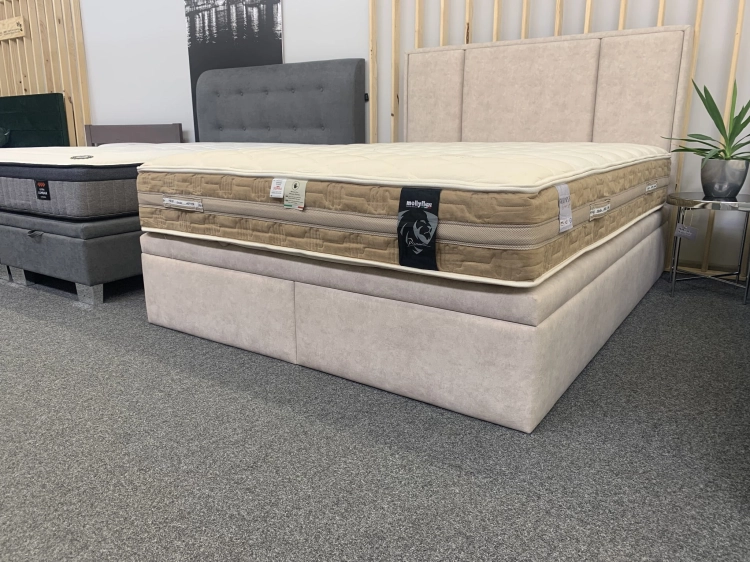 Łóżko CRISTIANO Kontynentalne firmy Bed Design, łóżko kontynentalne z pojemnikiem na pościel lub bez pojemnika w Świat Sypialni Piaseczno