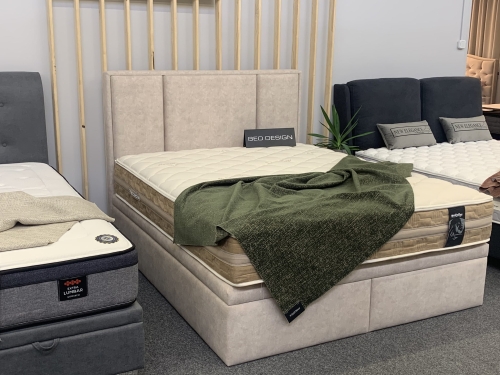 Łóżko CRISTIANO Kontynentalne firmy Bed Design, łóżko kontynentalne z pojemnikiem na pościel lub bez pojemnika w Świat Sypialni Piaseczno