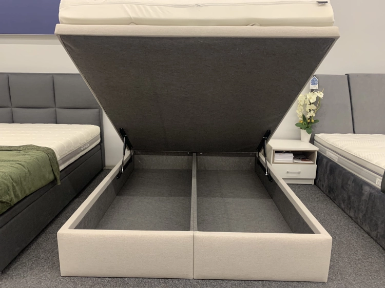 Łóżko PAOLO Kontynentalne (z pojemnikiem lub bez pojemnika) - Bed Design w Świat Sypialni Piaseczno