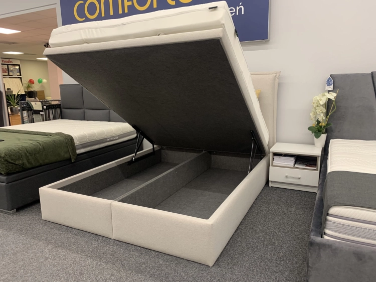Łóżko PAOLO Kontynentalne (z pojemnikiem lub bez pojemnika) - Bed Design w Świat Sypialni Piaseczno