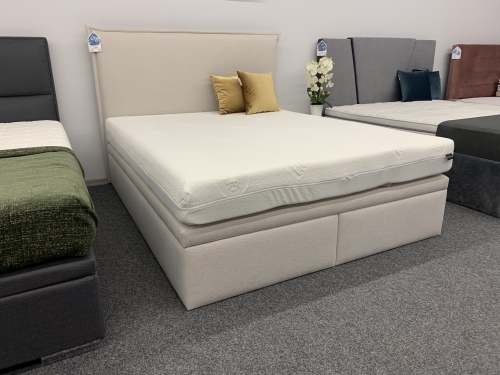 Łóżko PAOLO Kontynentalne (z pojemnikiem lub bez pojemnika) - Bed Design w Świat Sypialni Piaseczno