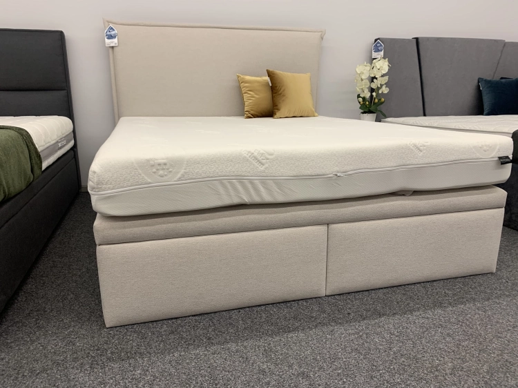 Łóżko PAOLO Kontynentalne (z pojemnikiem lub bez pojemnika) - Bed Design w Świat Sypialni Piaseczno