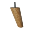 Noga S1 Conical, kolor naturalny, 15 cm_noga tylko z bokiem o grubości 8 cm