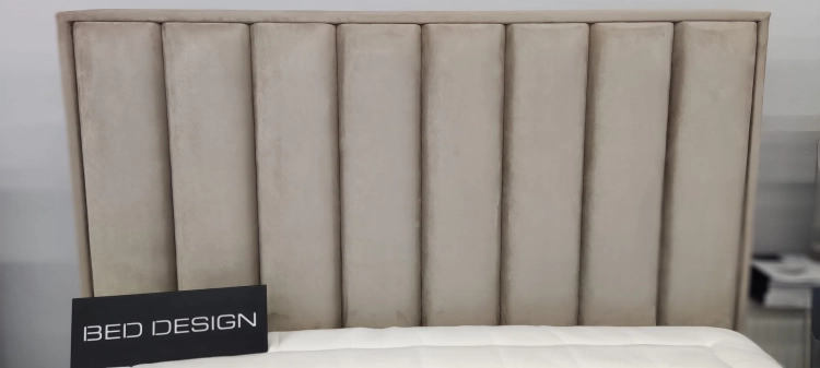 Łóżko Oliviero  - Bed Design, kontynent na nogach z pojemnikiem na pościel. Do zamówienia wielkość 120/200, 140/200, 160/200, 180/200 lub 200/200cm