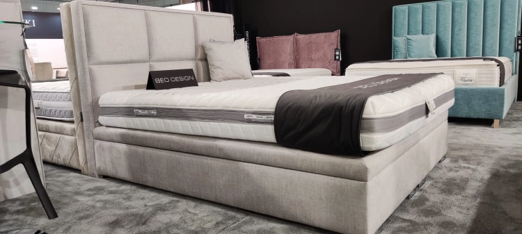 Łóżko ROCCO Kontynentalne z pojemnikiem na pościel Bed Design w Świat Sypialni Piaseczno rozmiar 140/200 ; 160/200 ; 180/200 ; 200/200 ; 140x200 ; 160x200 ; 180x200 ; 200x200