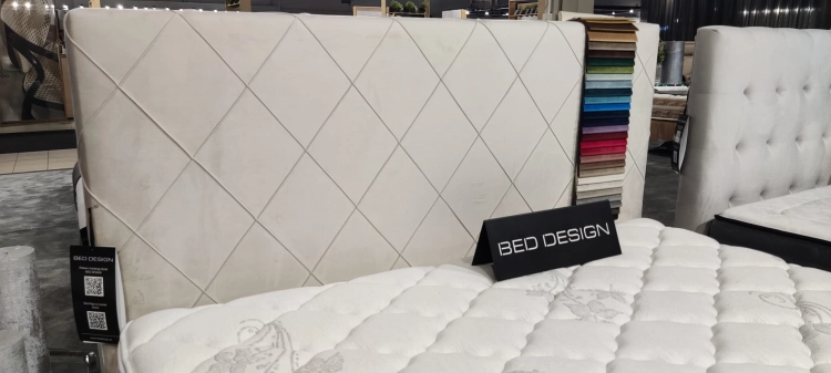 Łóżko Alessio kontynentalne z dużym pojemnikiem na pościel Bed Design w Świat Sypialni Piaseczno Przeszycia Caro rozmiar 140/200 ; 160/200 ; 180/200 ; 200/200 ; 140x200 ; 160x200 ; 180x200 ; 200x200