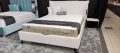 Łóżko SIMONE ONE tapicerowane light z miękkim zagłówkiem oraz pojemnikiem na pościel / schowkiem  - Bed Design w Świat Sypialni Piaseczno rozmiary 140/200; 160/200 ; 180/200 ; 200/200 ; 140x/200 ; 160x200 ; 180x200 ; 200x200