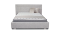 Łóżko GIORGIO tapicerowane / ramowe z szerokim zagłówkiem - Bed Design w Świat Sypialni Piaseczno