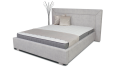 Łóżko GIORGIO tapicerowane / ramowe z szerokim zagłówkiem - Bed Design w Świat Sypialni Piaseczno