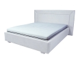 Łóżko GIORGIO tapicerowane / ramowe z szerokim zagłówkiem - Bed Design w Świat Sypialni Piaseczno