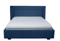 Łóżko GIORGIO tapicerowane / ramowe z szerokim zagłówkiem - Bed Design w Świat Sypialni Piaseczno