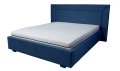 Łóżko GIORGIO tapicerowane / ramowe z szerokim zagłówkiem - Bed Design w Świat Sypialni Piaseczno