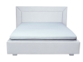 Łóżko GIORGIO tapicerowane / ramowe z szerokim zagłówkiem - Bed Design w Świat Sypialni Piaseczno