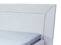 Łóżko GIORGIO tapicerowane / ramowe z szerokim zagłówkiem - Bed Design w Świat Sypialni Piaseczno