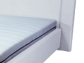 Łóżko GIORGIO tapicerowane / ramowe z szerokim zagłówkiem - Bed Design w Świat Sypialni Piaseczno