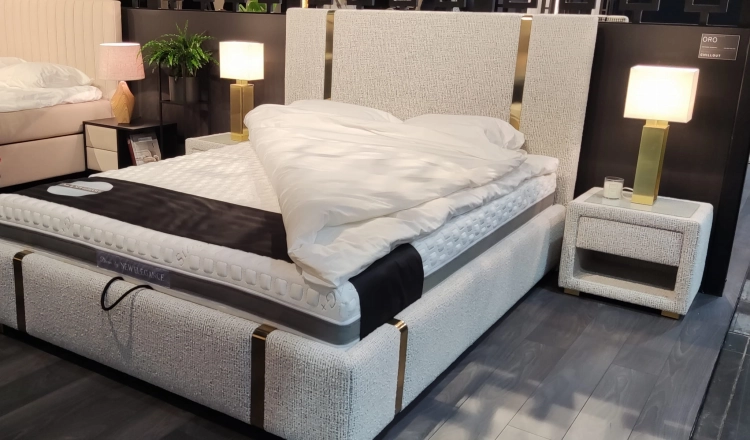 Łóżko tapicerowane Oro New Elegance w Świat Sypialni Piaseczno