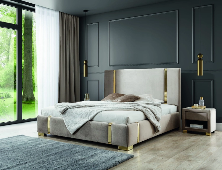 Łóżko tapicerowane Oro New Elegance w Świat Sypialni Piaseczno