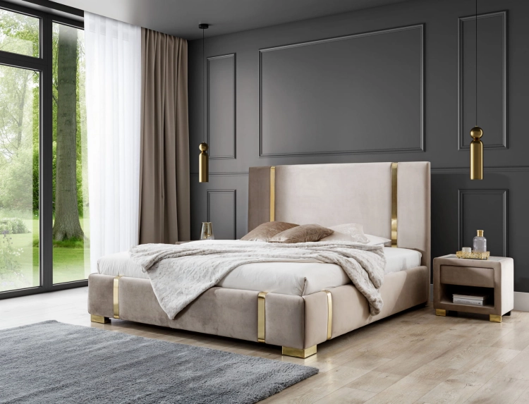 Łóżko tapicerowane Oro New Elegance w Świat Sypialni Piaseczno