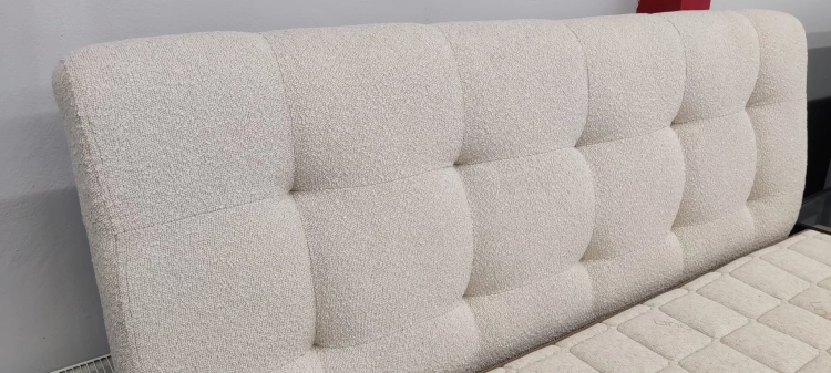 Łóżko LUXOR Slim kontynentalne z pojemnikiem, profilowany zagłówek - Hauss w Świat Sypialni Piaseczno tkanina Baloo Top Textil  100/200 120/200 140/200 160/200 180/200  200/200