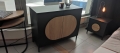 Komoda do sypialni w kolorze czarnym OVALO 2D / New Elegance w Świat Sypialni Piaseczno